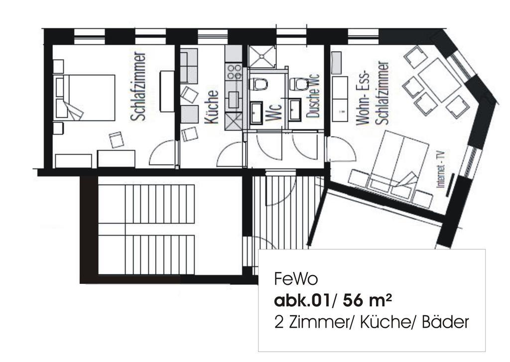 Auerbachs Keller Apartment Plauen Ruang foto